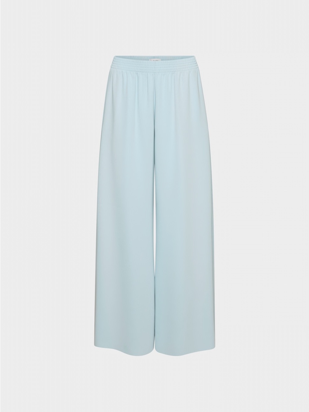 Babaton Parker Light Blue Wide Leg Elastic Waist Pants